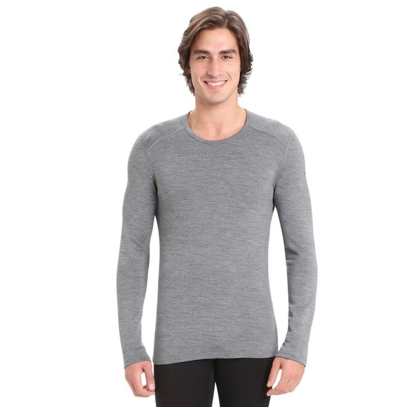 Icebreaker Men’s Merino 260 Tech Long Sleeve Crewe Thermal Top - Picture 1 of 11